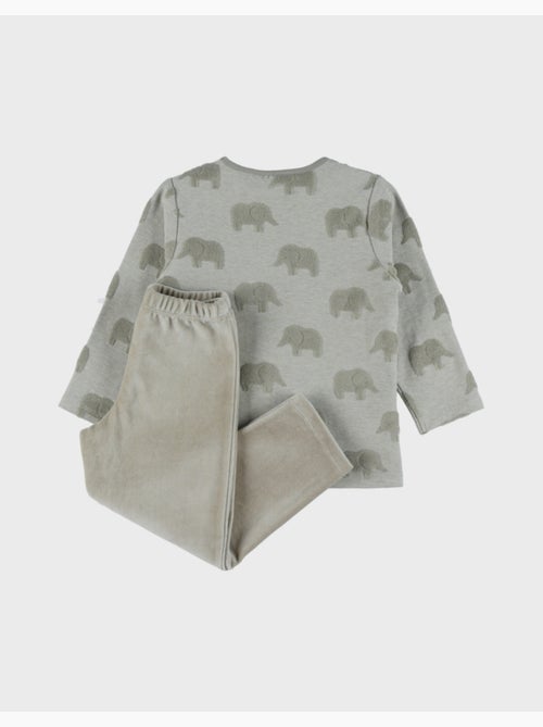 Pyjama bébé, coton jacquard Noukie's - Kiabi Pyjama bébé, coton jacquard Noukie's - Kiabi