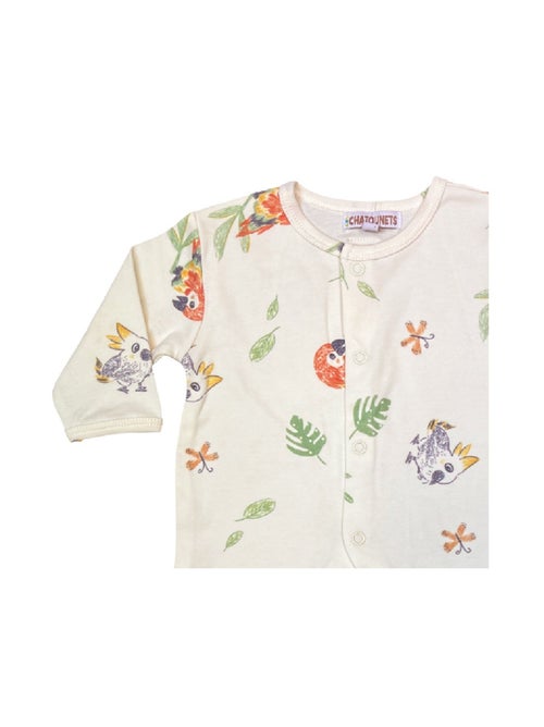 Pyjama bébé Coton Perroquets Les Chatounets - Kiabi