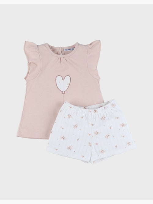 Pyjama bébé, coton pointelle Noukie's - Kiabi