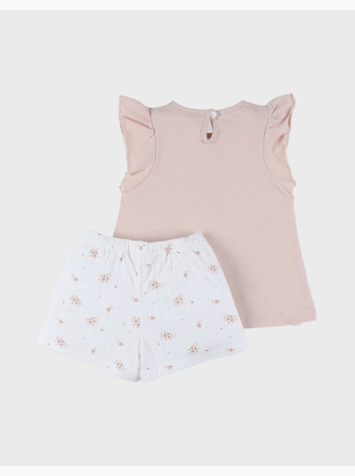 Pyjama bébé, coton pointelle Noukie's - Kiabi