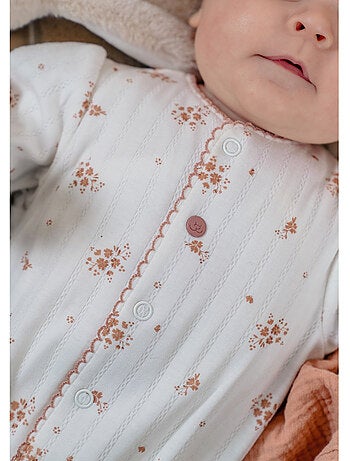 Pyjama bébé, coton pointelle Noukie's