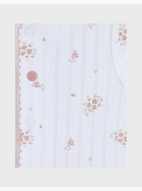 Pyjama bébé, coton pointelle Noukie's - Kiabi