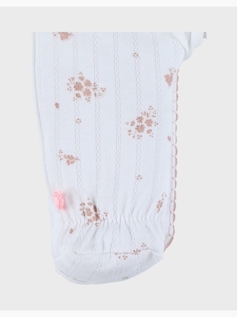 Pyjama bébé, coton pointelle Noukie's Blanc - Kiabi