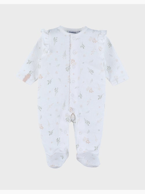 Pyjama bébé, coton pointelle Noukie's - Kiabi
