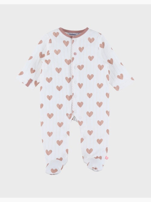 Pyjama bébé, coton pointelle Noukie's - Kiabi