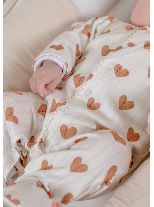 Pyjama bébé, coton pointelle Noukie's - Kiabi