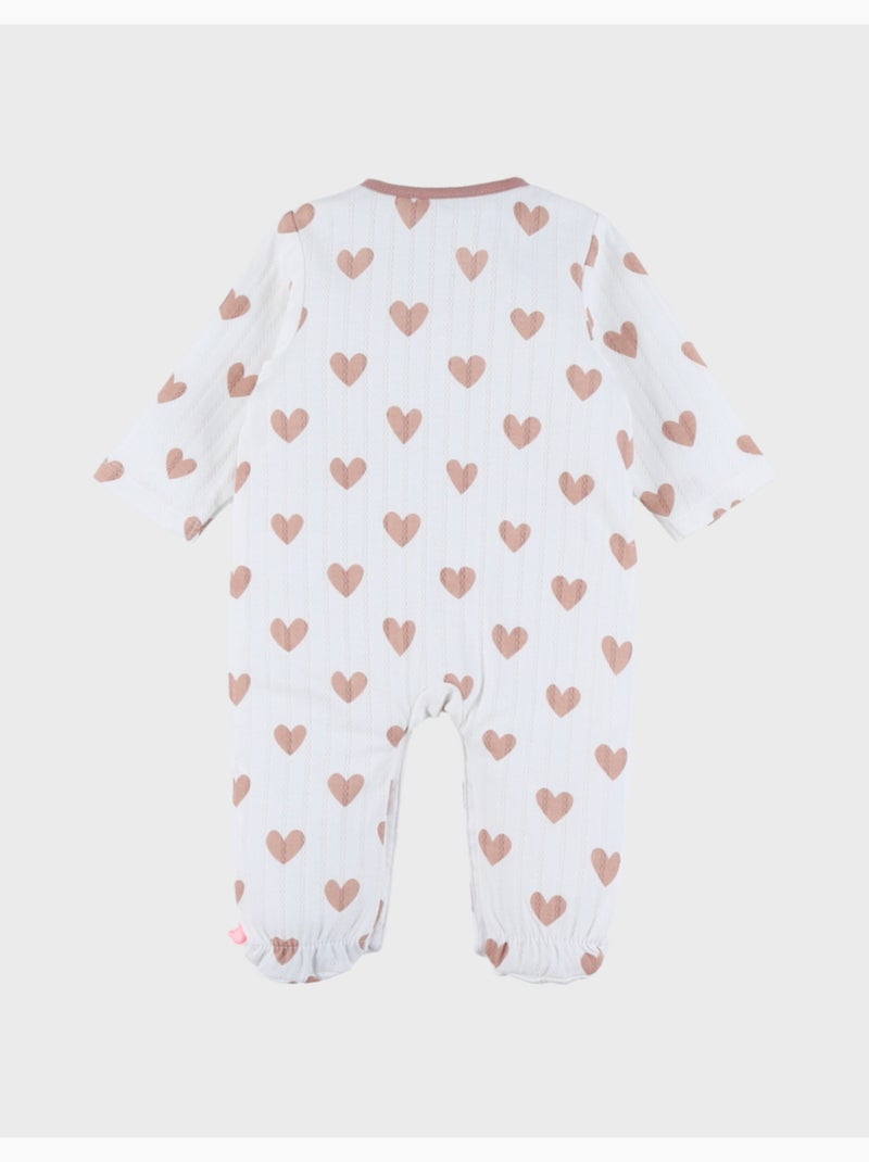 Pyjama bébé, coton pointelle Noukie's Rose - Kiabi