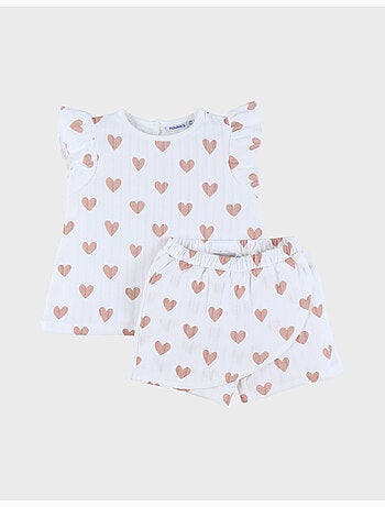 Pyjama bébé, coton pointelle Noukie's