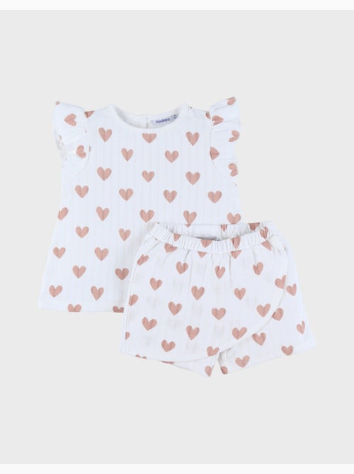 Pyjama bébé, coton pointelle Noukie's - Kiabi