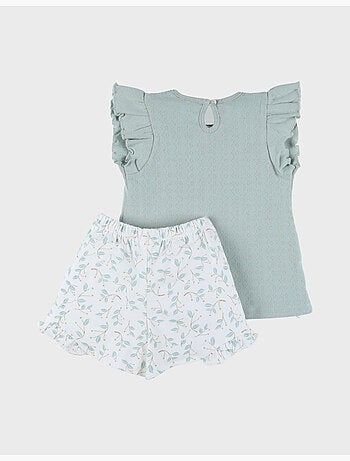 Pyjama bébé, coton pointelle Noukie's