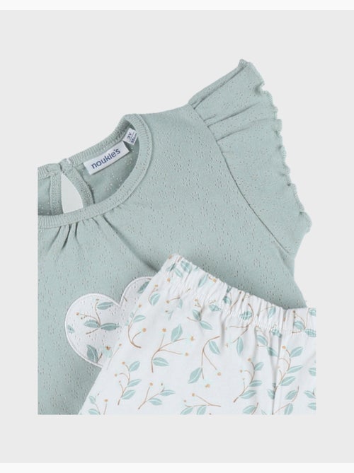 Pyjama bébé, coton pointelle Noukie's - Kiabi