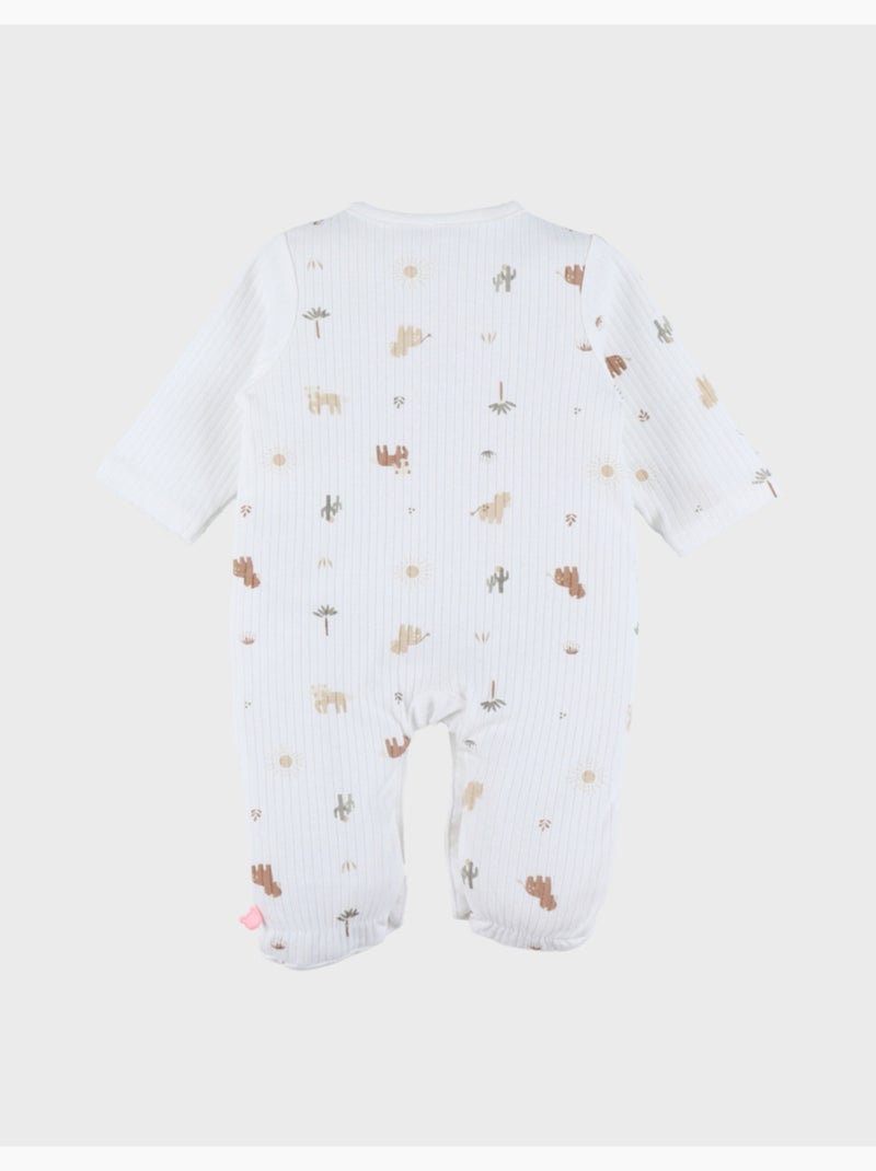Pyjama bébé, coton structuré Noukie's Blanc - Kiabi