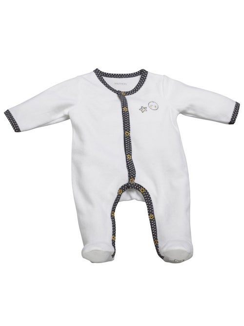 Pyjama bébé en velours - SAUTHON - Kiabi