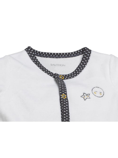 Pyjama bébé en velours - SAUTHON - Kiabi