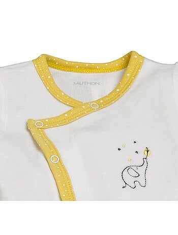 Pyjama bébé en velours - SAUTHON