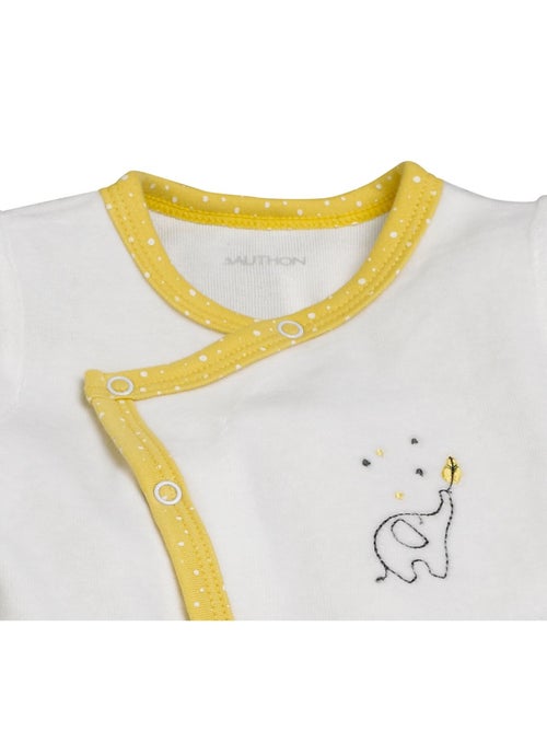 Pyjama bébé en velours - SAUTHON - Kiabi