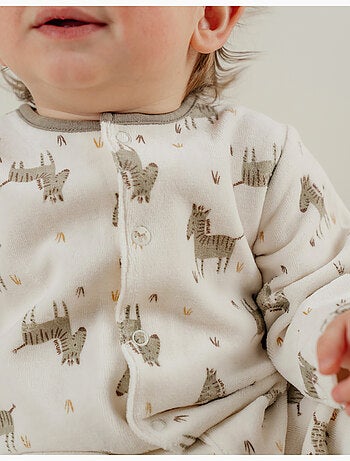 Pyjama bébé en velours à motif Noukie's