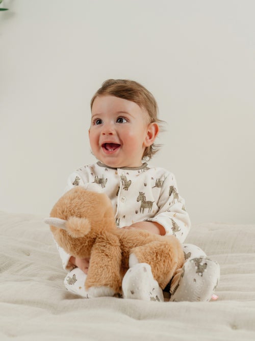 Pyjama bébé en velours à motif Noukie's - Kiabi