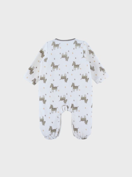Pyjama bébé en velours à motif Noukie's - Kiabi