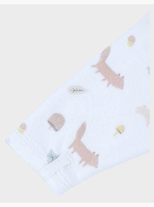 Pyjama bébé en velours à motifs Noukie's - Kiabi