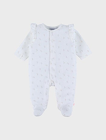 Pyjama bébé en velours à volants Noukie's