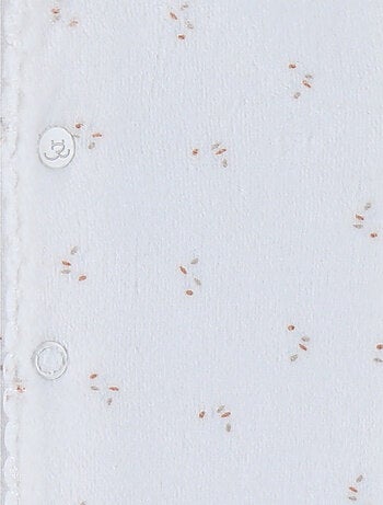 Pyjama bébé en velours à volants Noukie's