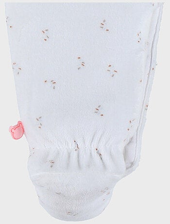 Pyjama bébé en velours à volants Noukie's