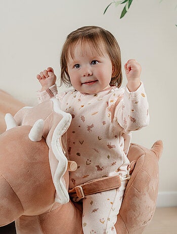 Pyjama bébé en velours à volants Noukie's