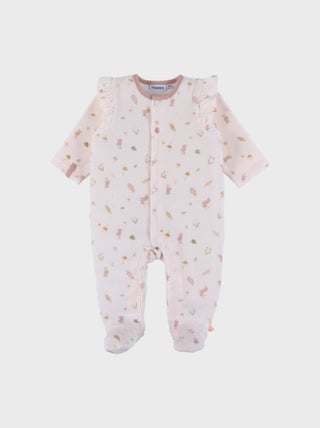 Pyjama bébé en velours à volants Noukie's