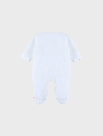 Pyjama bébé en velours avec broderie éléphant Noukie's