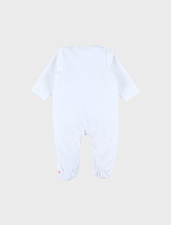 Pyjama bébé en velours avec broderie lapin Noukie's