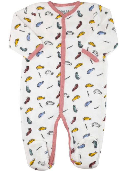 Pyjama Bébé En Velours - Kiabi