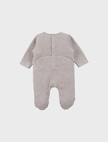 Pyjama bébé en velours brodé lapin Noukie's