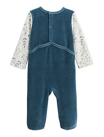 Pyjama bébé en velours Cacahuète