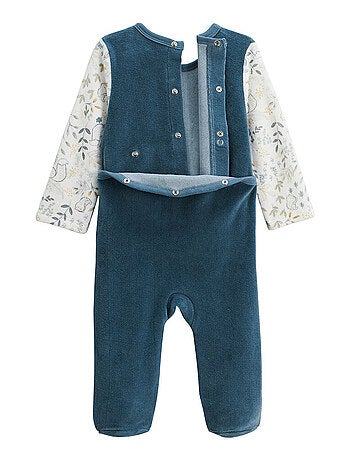 Pyjama bébé en velours Cacahuète