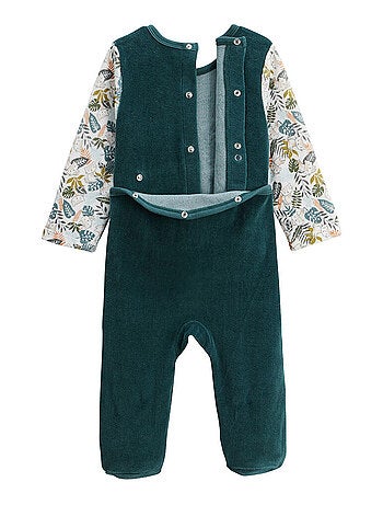 Pyjama bébé en velours Canopée