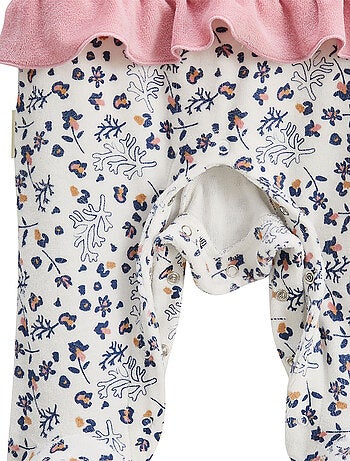 Pyjama bébé en velours Céleste