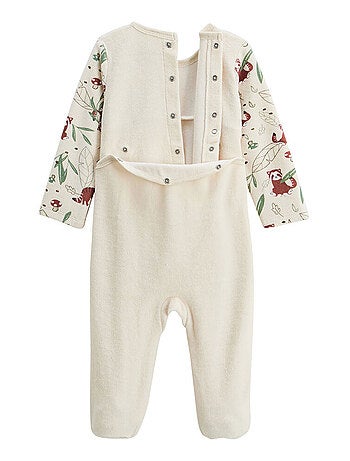 Pyjama bébé en velours Gustin