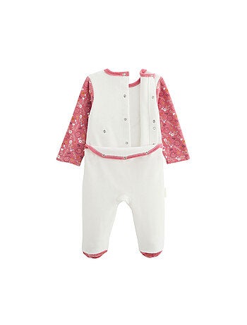 Pyjama bébé en velours Happy Days