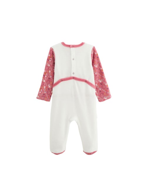Pyjama bébé en velours Happy Days - Kiabi