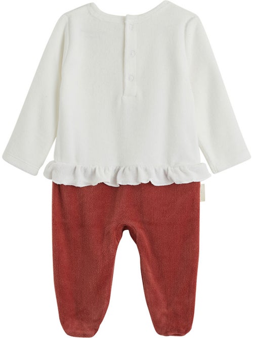 Pyjama bébé en velours Harmony - Kiabi Pyjama bébé en velours Harmony - Kiabi