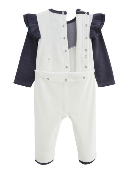 Pyjama bébé en velours Holamuchacha - Kiabi