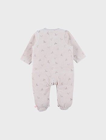 Pyjama bébé en velours imprimé phoque Noukie's