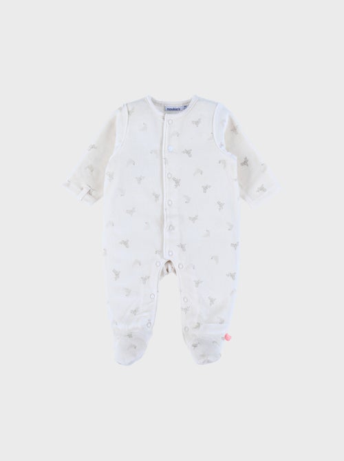 Pyjama bébé en velours imprimé phoque Noukie's - Kiabi