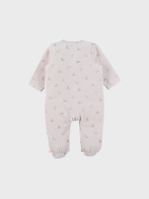 Pyjama bébé en velours imprimé phoque Noukie's - Kiabi