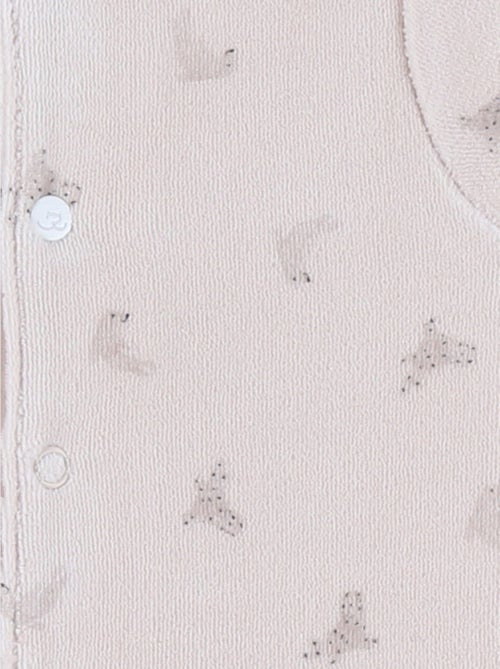 Pyjama bébé en velours imprimé phoque Noukie's - Kiabi