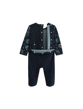 Pyjama bébé en velours Jungle Friends