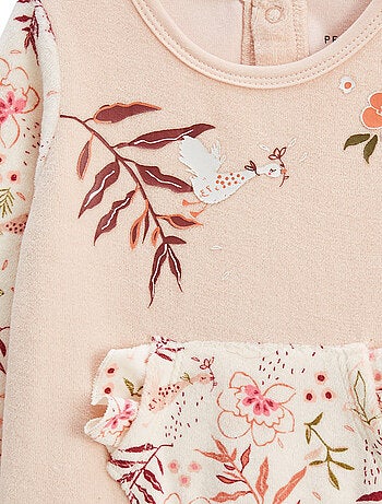 Pyjama bébé en velours Manouk