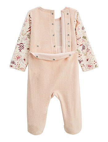 Pyjama bébé en velours Manouk