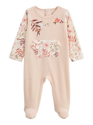 Pyjama bébé en velours Manouk